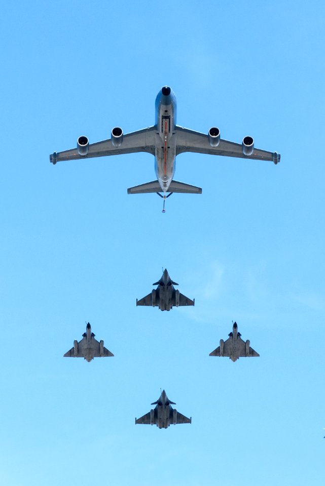 Flying in formation photo