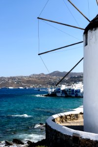 Mykonos harbour photo