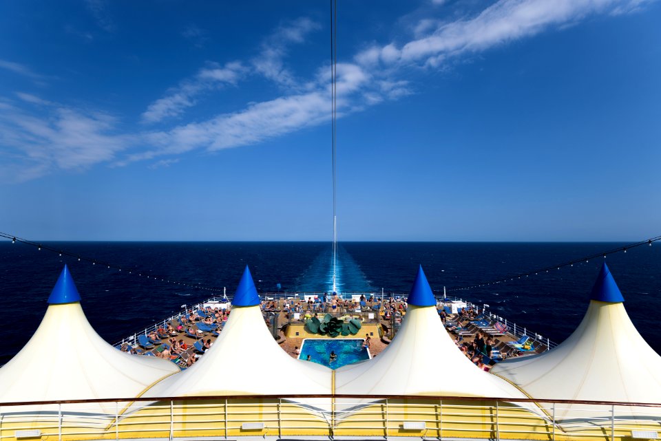 Rear deck of the Costa Deliziosa