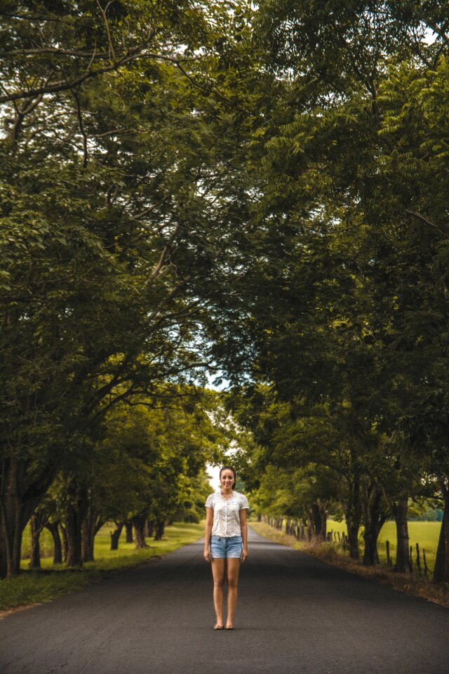 Nature path girl