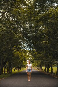 Nature path girl