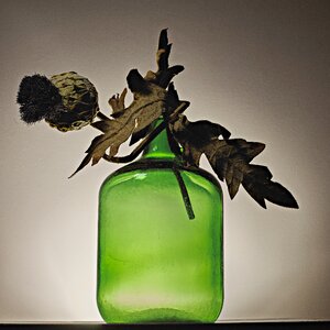 Decoration green glass