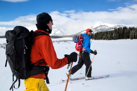 Spring skiing in the Gallatin Range