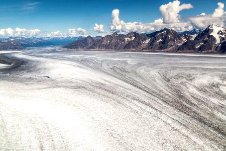 Tana Glacier meets the Bagley Ice Field photo