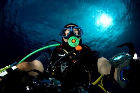 FKNMS - Greg Tech Diving Self Portrait