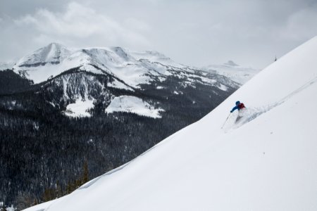 Spring skiing in the Gallatin Range