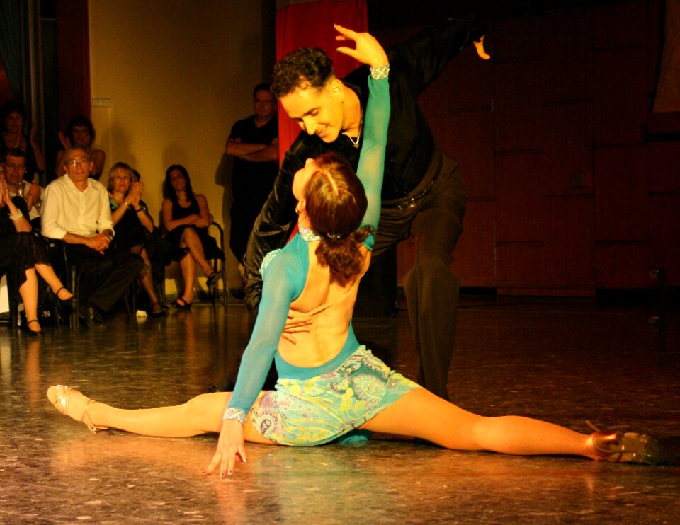 Ballroom dancing couple people dancing