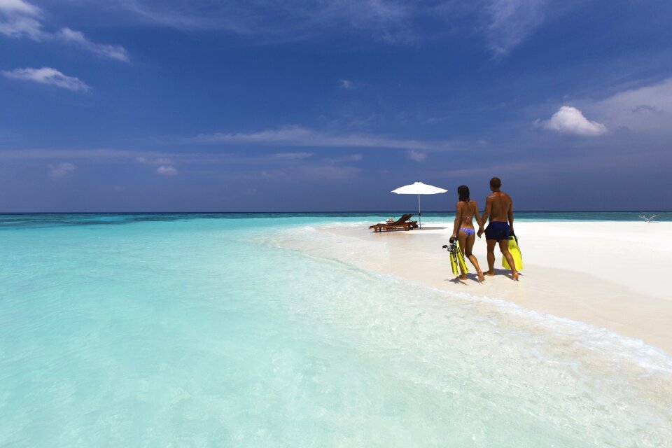 Couple romance honeymoon