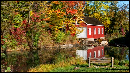 The saw mill at DeCew Falls, St. Catharines, Ontario photo