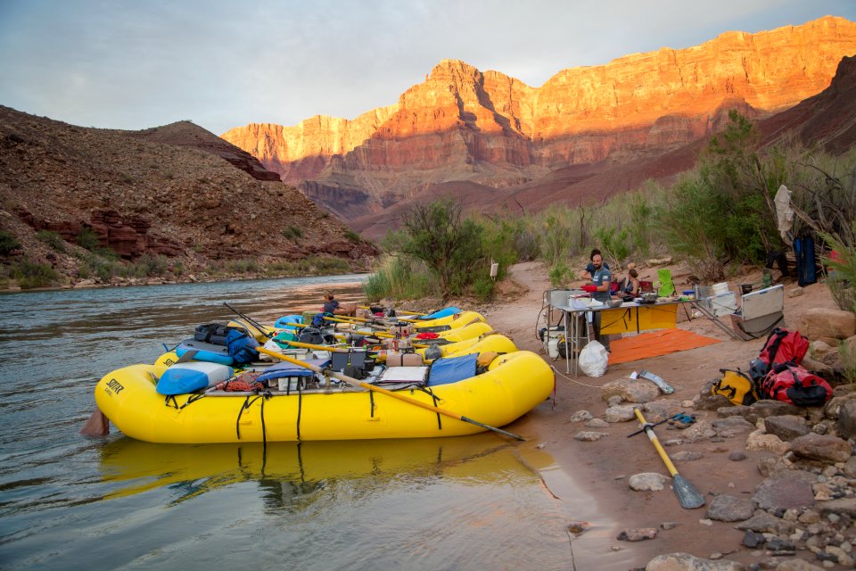Camp at Unkar Delta