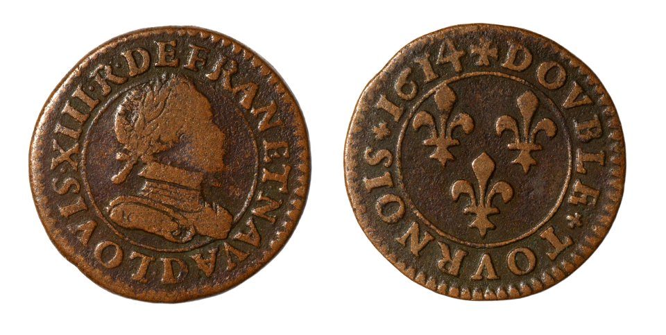 Louis XIII Double Tournois, 1614