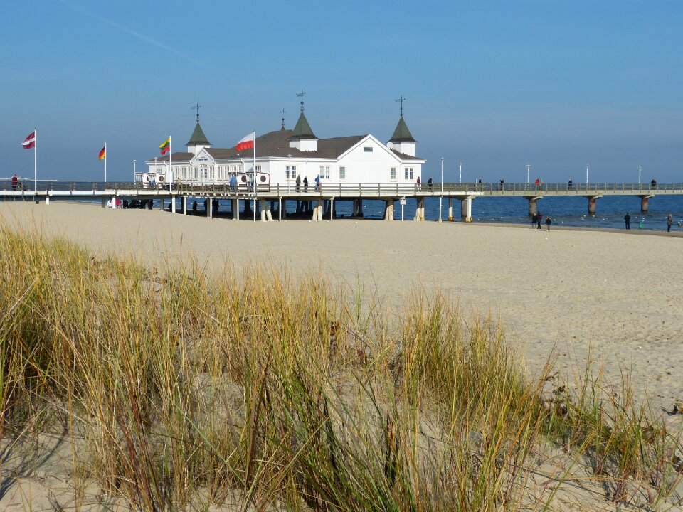 Sea bridge emperor's bath western pomerania