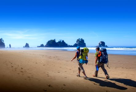 OCNMS -- Backpackers Shi Shi Beach
