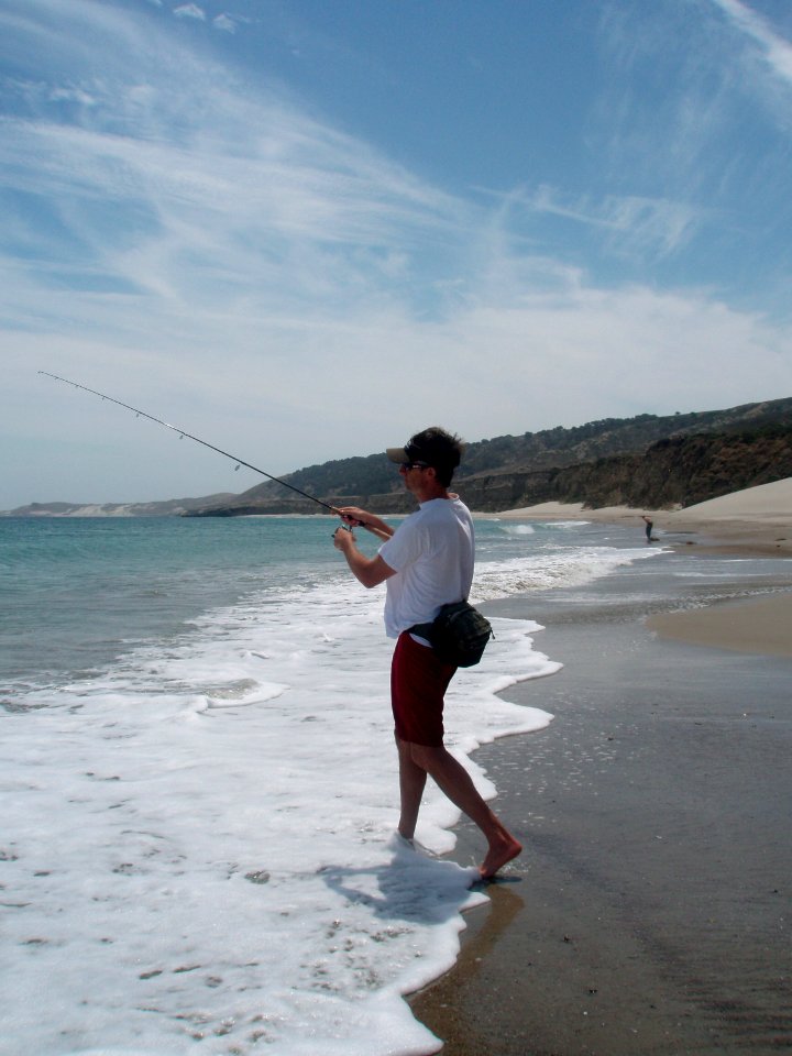 Recreational Fisherman at Santa Rosa Island