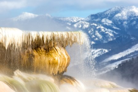 Canary Spring, Mammoth Hot Springs photo