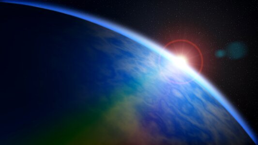 Space exoplanet interstellar