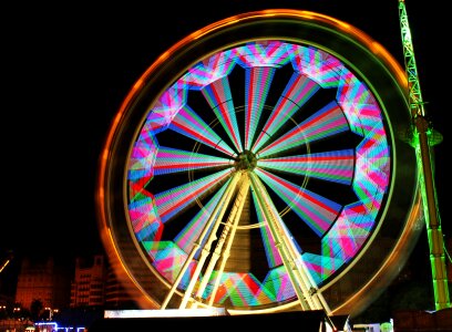 July ferris wheel fair photo