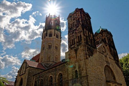 Architecture towers münster photo