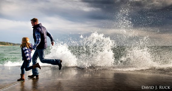 TBNMS Running Along Waves