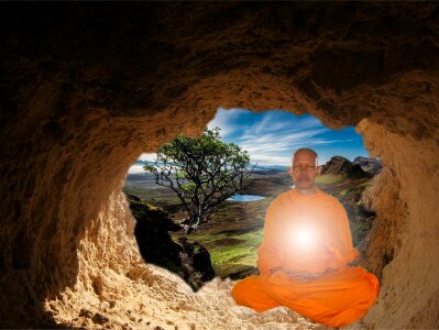 Meditation enlightenment religion photo