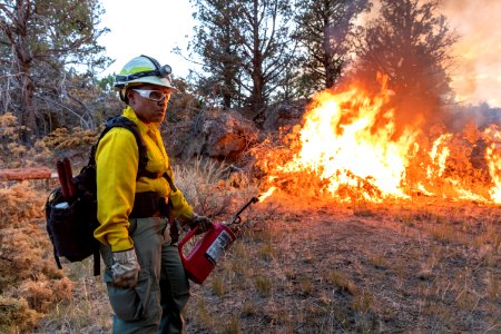 Blacklining the Trout Springs Rx Fire photo