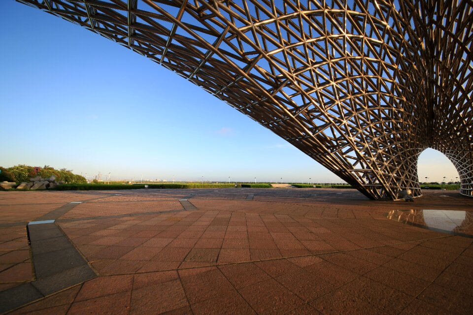 Beach sea view park shanghai nanhui