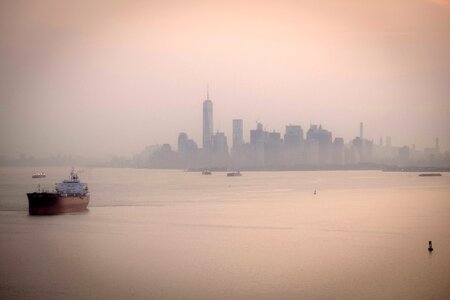 Manhattan sea cityscape photo