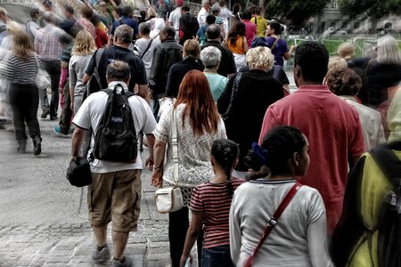 Everyday life street photography perspective