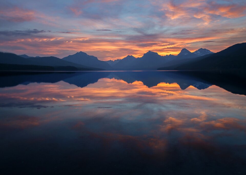 Reflection sky colorful