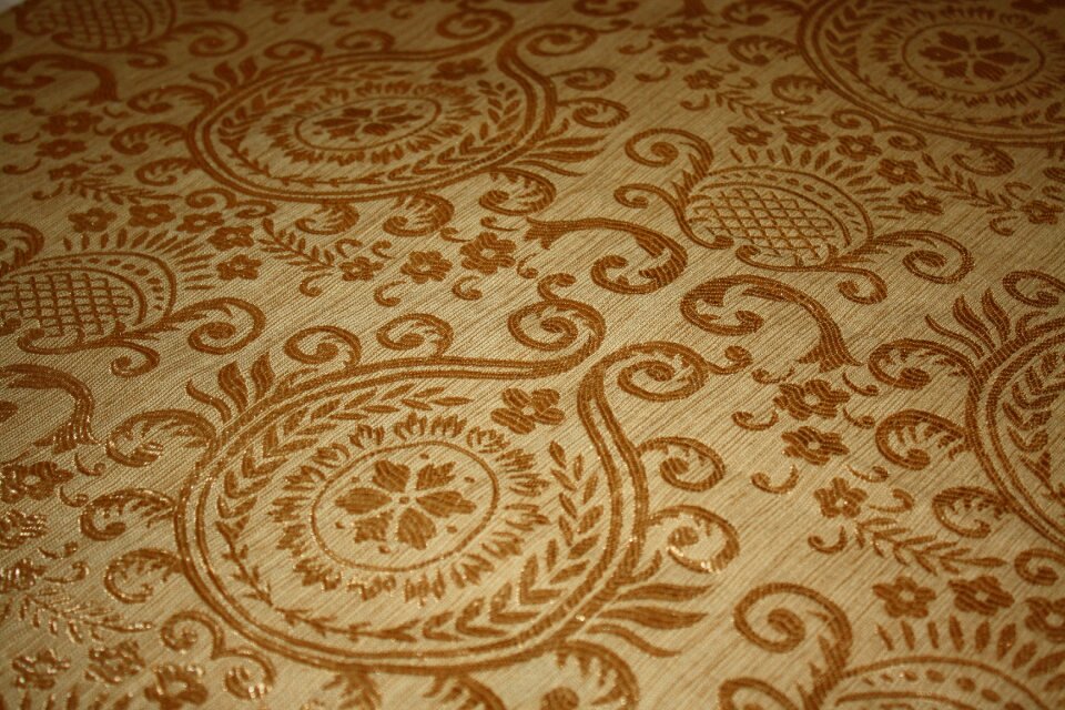 Hinduism symbol fabric