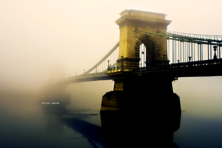 Szechenyi bridge, Budapest photo