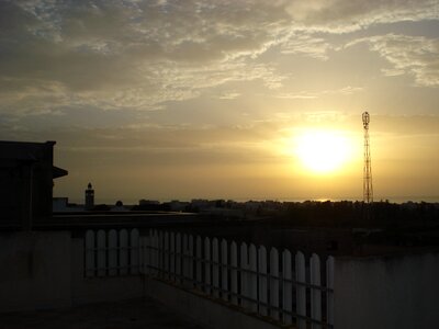 Holiday antenna sunrise