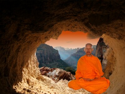 Meditation enlightenment religion photo