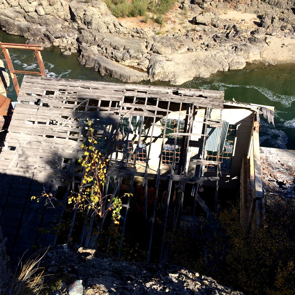 Enloe Dam powerhouse with turbines still inside