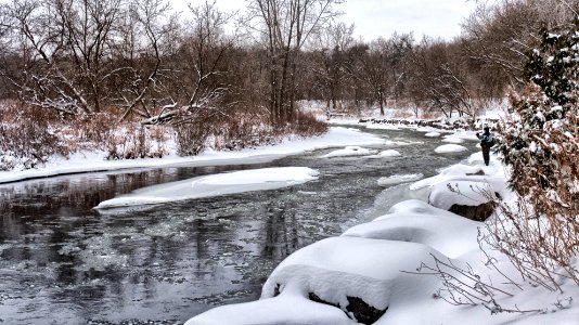 Fishing on the Credit River photo