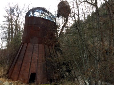 Beehive burner Greenwood BC photo