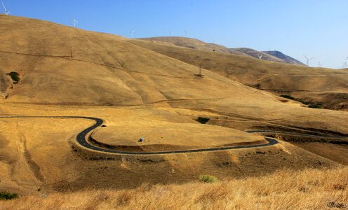 Winding highway scenic photo