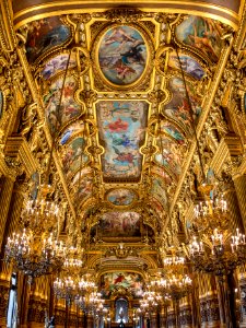 Grand Foyer of the Opera Garnier, Paris photo