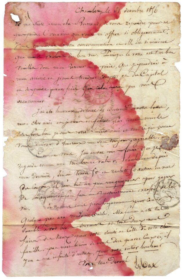 Letter rarity text