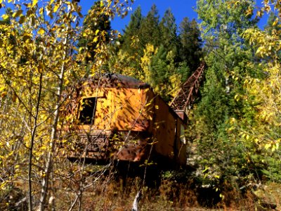 Dragline near Grand Forks BC