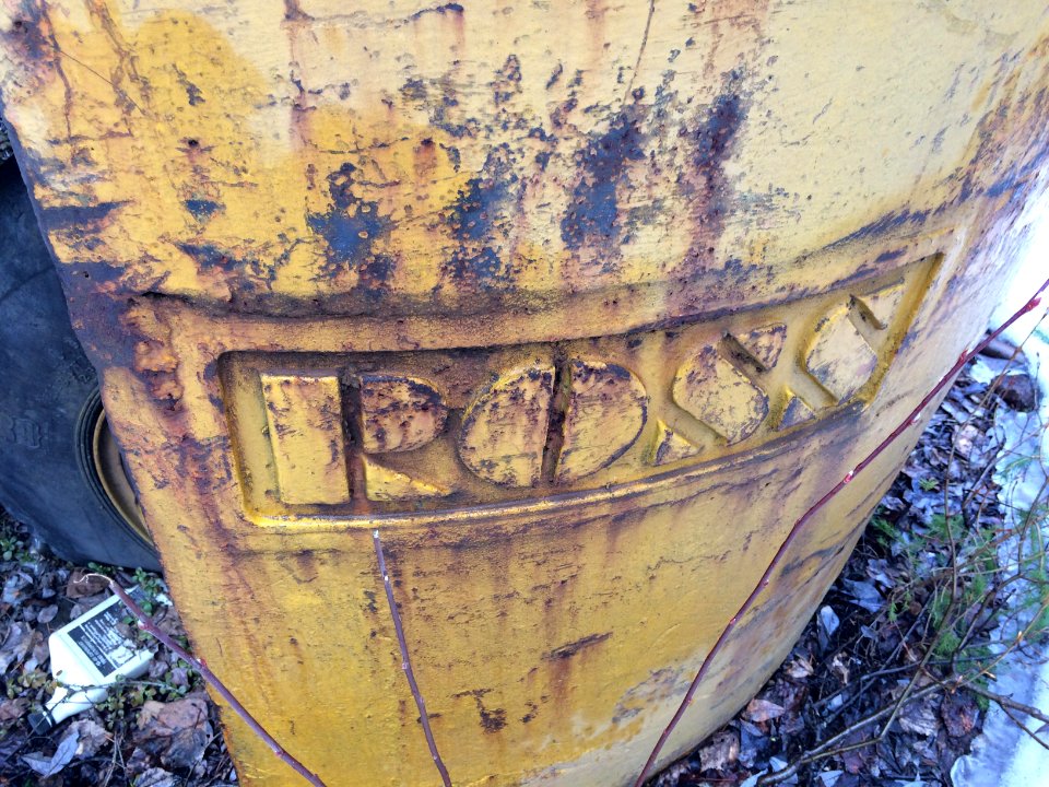 old forklift near Slocan City BC
