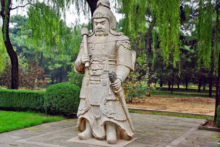 Tomb ming statue