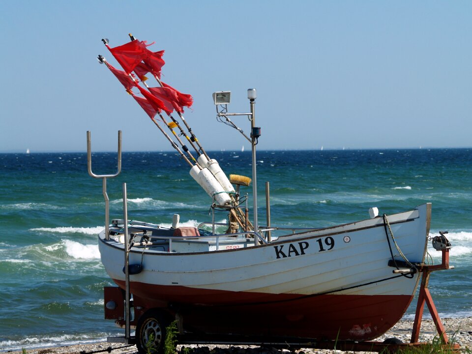 Buoys baltic sea water photo