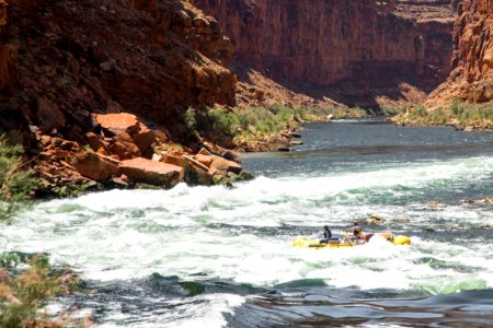 Maintaining the angle in House Rock Rapid