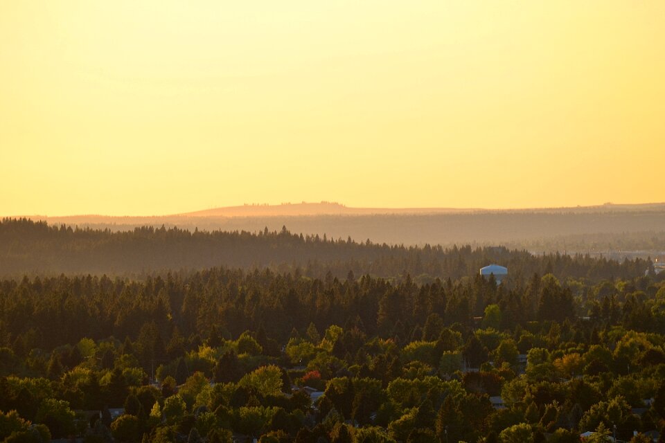 Hills horizon haze