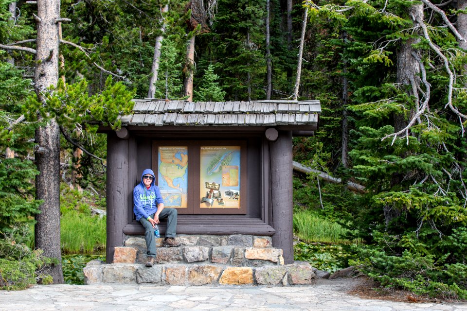 Hanging out at the Continental Divide (Isa Lake)
