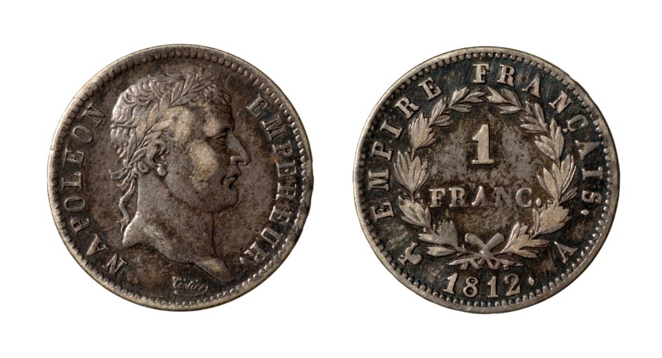 France, One Franc, 1812