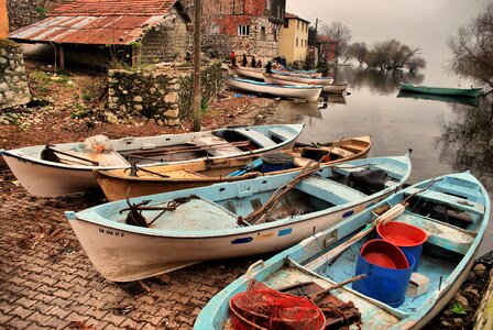 Boats lake village photo