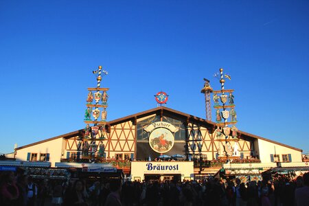 Tradition bavarian beer tent photo