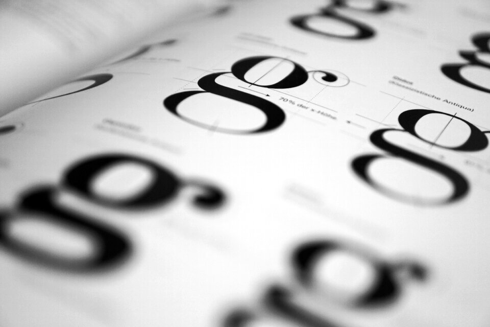 Characters g letters
